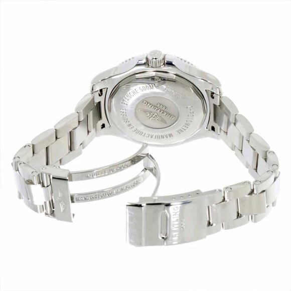 BREITLING Superocean II A17365 Automatic Date Blue Dial Mens Watch 90268026 - Picture 5 of 7